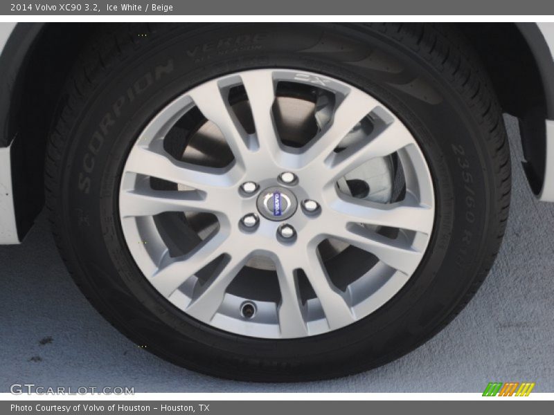 Ice White / Beige 2014 Volvo XC90 3.2