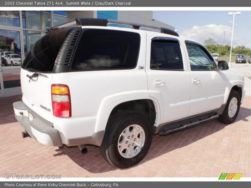 Summit White / Gray/Dark Charcoal 2003 Chevrolet Tahoe Z71 4x4