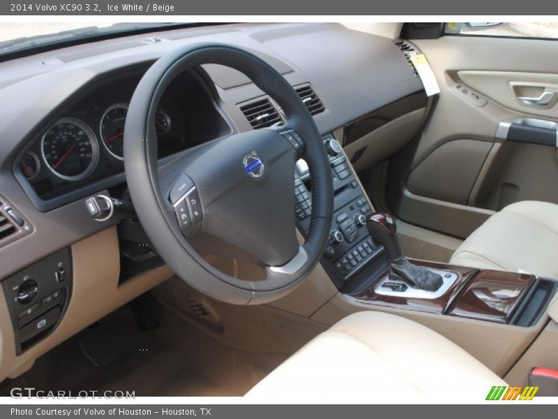Ice White / Beige 2014 Volvo XC90 3.2