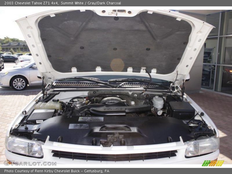 Summit White / Gray/Dark Charcoal 2003 Chevrolet Tahoe Z71 4x4