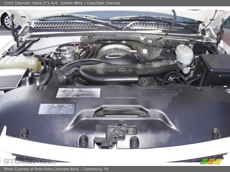 Summit White / Gray/Dark Charcoal 2003 Chevrolet Tahoe Z71 4x4