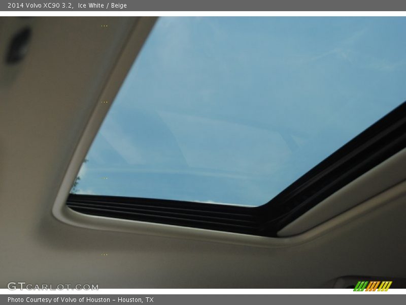 Ice White / Beige 2014 Volvo XC90 3.2