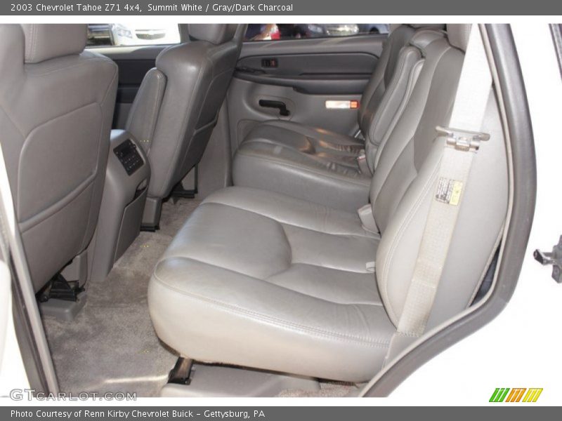 Summit White / Gray/Dark Charcoal 2003 Chevrolet Tahoe Z71 4x4
