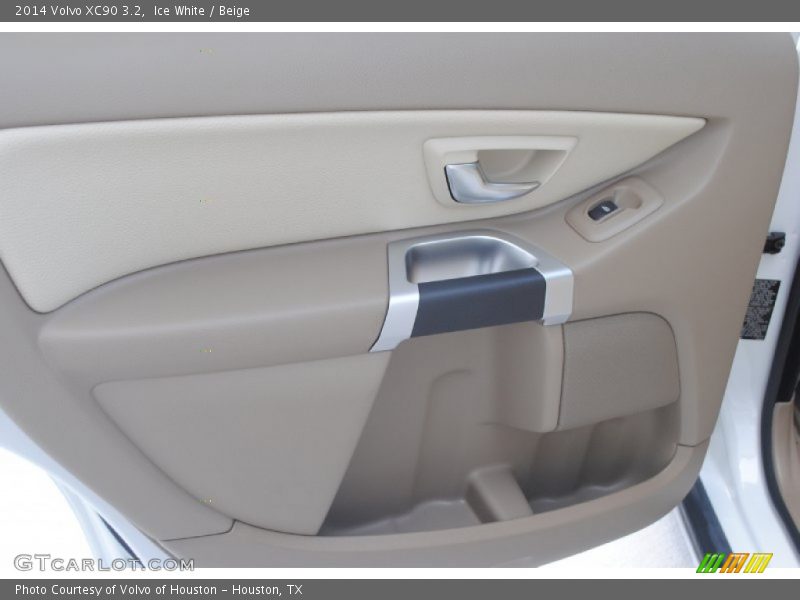Ice White / Beige 2014 Volvo XC90 3.2