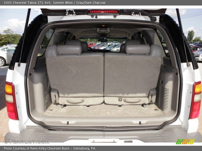 Summit White / Gray/Dark Charcoal 2003 Chevrolet Tahoe Z71 4x4