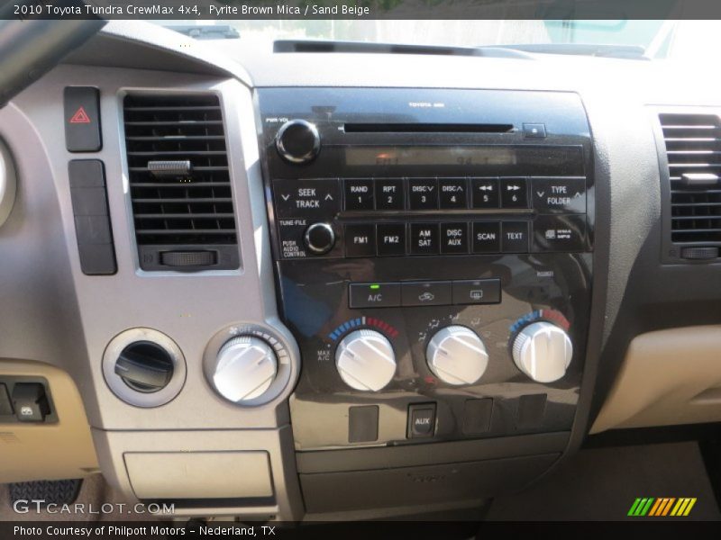 Pyrite Brown Mica / Sand Beige 2010 Toyota Tundra CrewMax 4x4