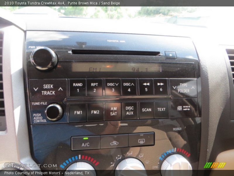 Pyrite Brown Mica / Sand Beige 2010 Toyota Tundra CrewMax 4x4