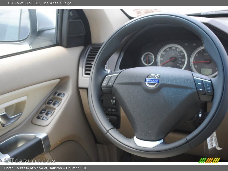 Ice White / Beige 2014 Volvo XC90 3.2