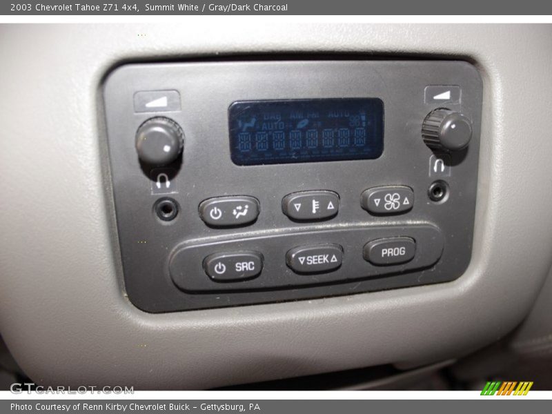 Summit White / Gray/Dark Charcoal 2003 Chevrolet Tahoe Z71 4x4