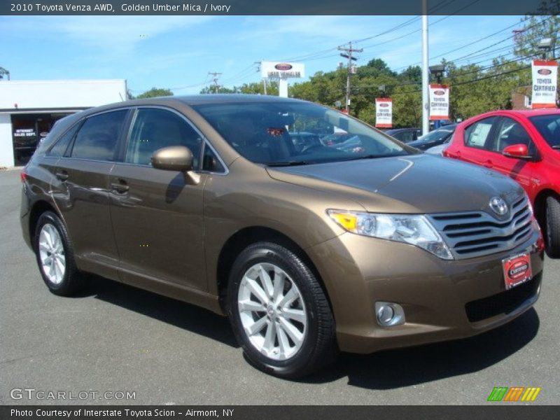 Golden Umber Mica / Ivory 2010 Toyota Venza AWD