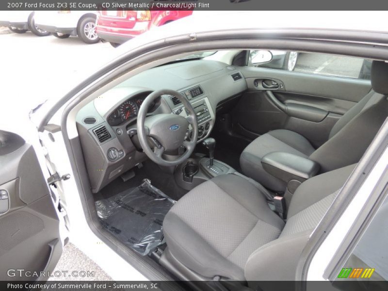 CD Silver Metallic / Charcoal/Light Flint 2007 Ford Focus ZX3 SE Coupe