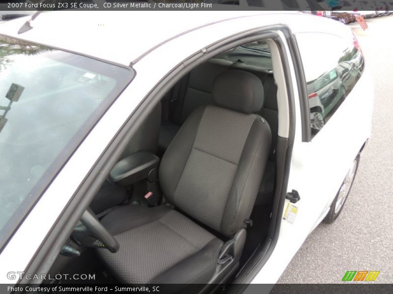 CD Silver Metallic / Charcoal/Light Flint 2007 Ford Focus ZX3 SE Coupe