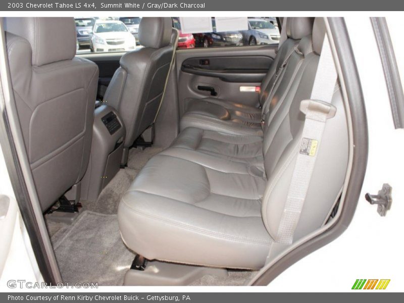 Summit White / Gray/Dark Charcoal 2003 Chevrolet Tahoe LS 4x4