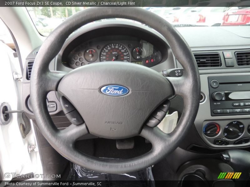 CD Silver Metallic / Charcoal/Light Flint 2007 Ford Focus ZX3 SE Coupe