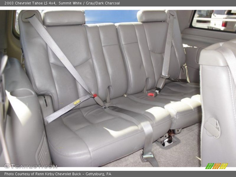 Summit White / Gray/Dark Charcoal 2003 Chevrolet Tahoe LS 4x4