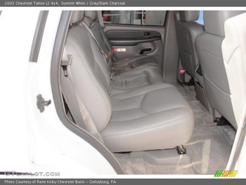 Summit White / Gray/Dark Charcoal 2003 Chevrolet Tahoe LS 4x4