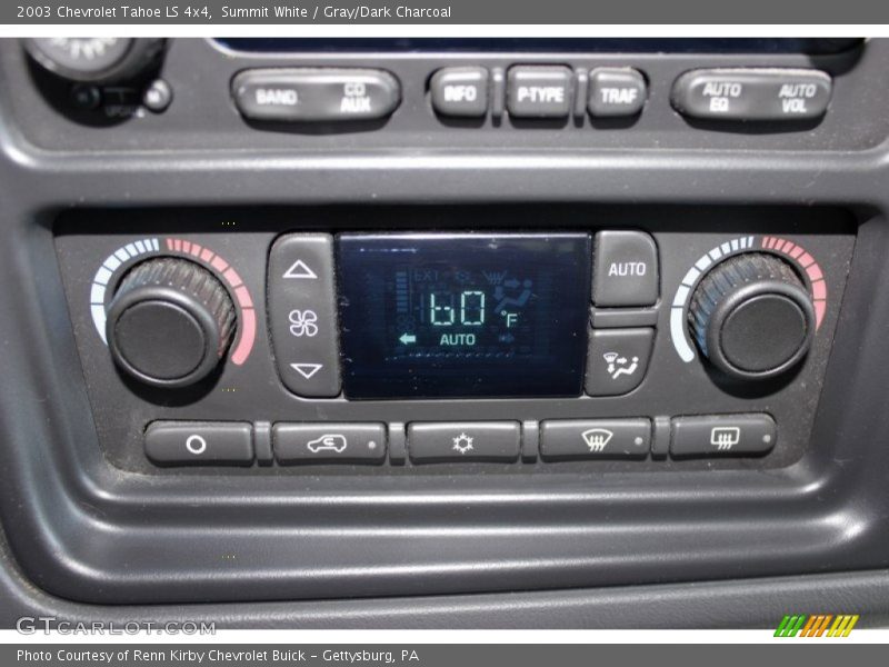 Summit White / Gray/Dark Charcoal 2003 Chevrolet Tahoe LS 4x4