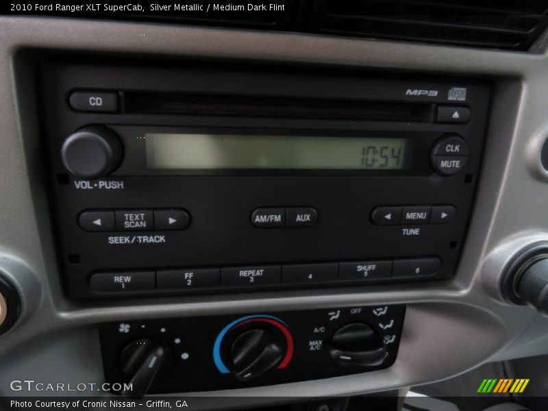 Silver Metallic / Medium Dark Flint 2010 Ford Ranger XLT SuperCab