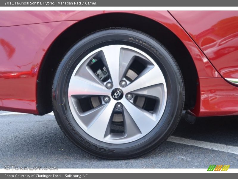 Venetian Red / Camel 2011 Hyundai Sonata Hybrid
