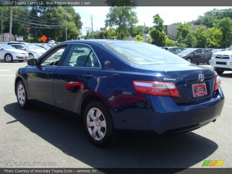 Blue Ribbon Metallic / Ash 2007 Toyota Camry LE