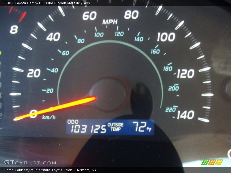 Blue Ribbon Metallic / Ash 2007 Toyota Camry LE