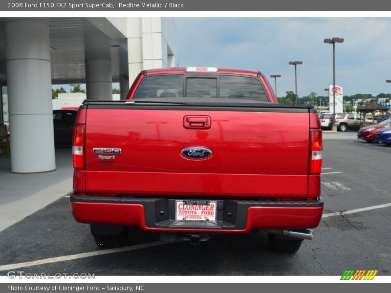 Redfire Metallic / Black 2008 Ford F150 FX2 Sport SuperCab