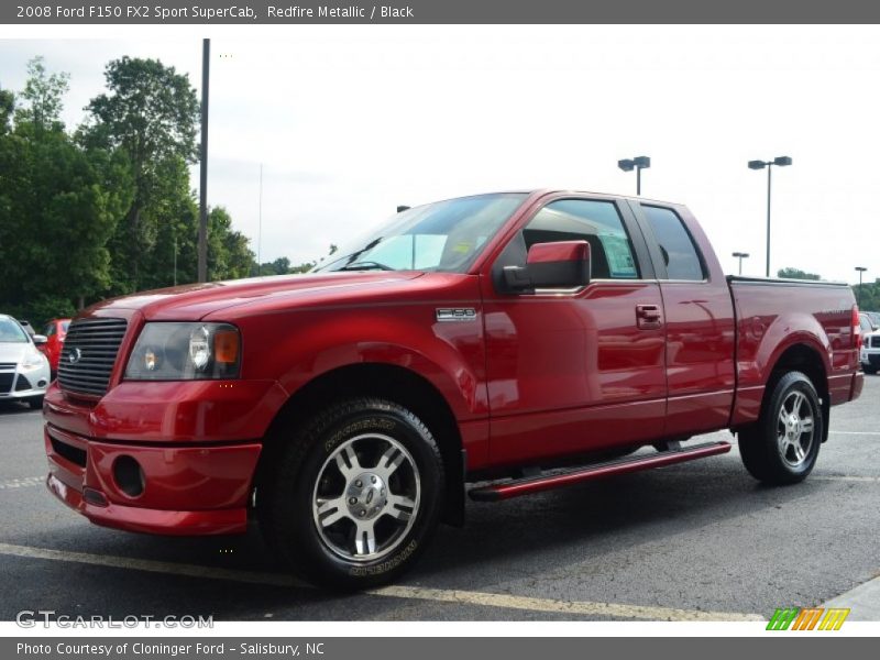 Redfire Metallic / Black 2008 Ford F150 FX2 Sport SuperCab