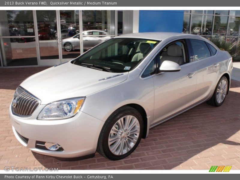 Quicksilver Metallic / Medium Titanium 2013 Buick Verano FWD