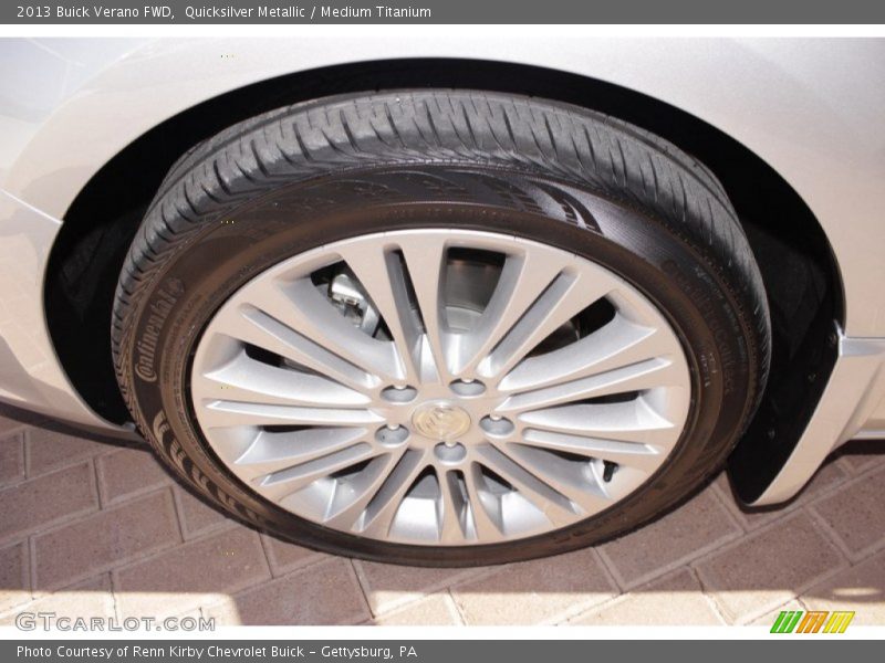 Quicksilver Metallic / Medium Titanium 2013 Buick Verano FWD