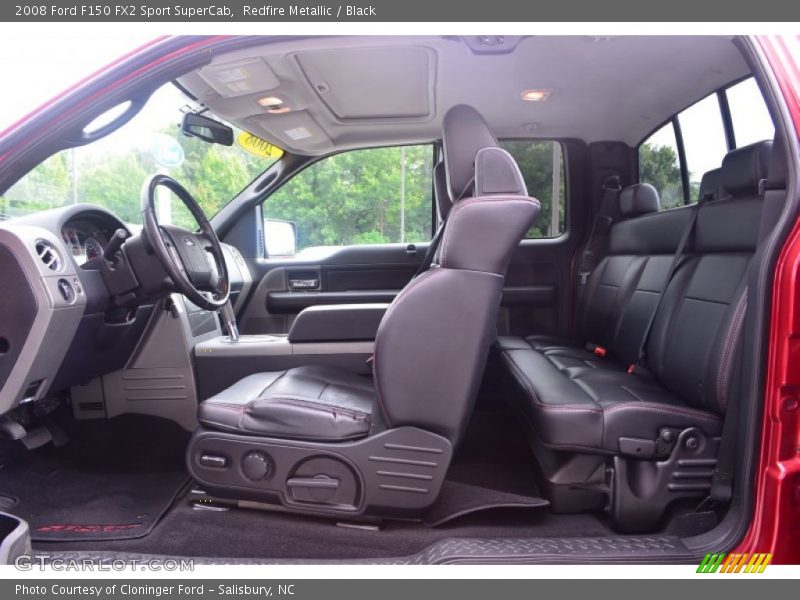  2008 F150 FX2 Sport SuperCab Black Interior