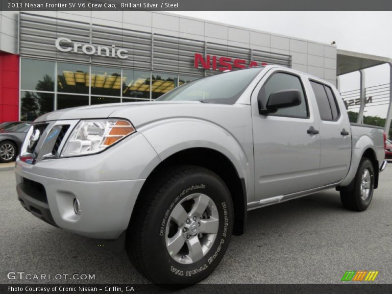 Brilliant Silver / Steel 2013 Nissan Frontier SV V6 Crew Cab