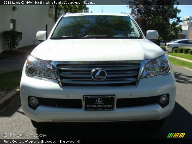 Starfire White Pearl / Sepia/Auburn Bubinga 2012 Lexus GX 460