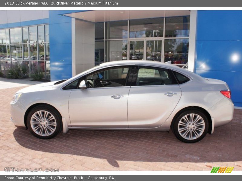 Quicksilver Metallic / Medium Titanium 2013 Buick Verano FWD
