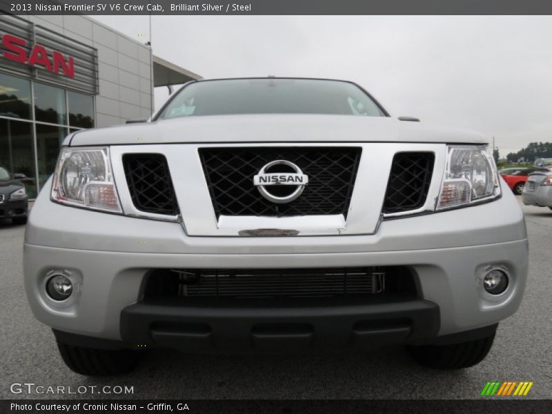 Brilliant Silver / Steel 2013 Nissan Frontier SV V6 Crew Cab