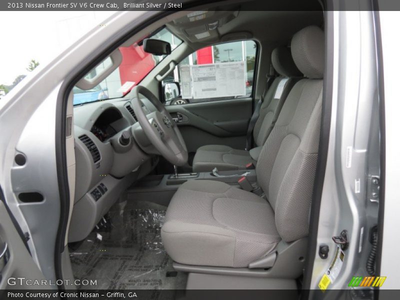 Brilliant Silver / Steel 2013 Nissan Frontier SV V6 Crew Cab