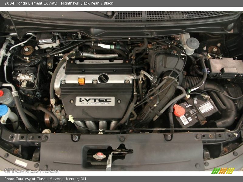 Nighthawk Black Pearl / Black 2004 Honda Element EX AWD