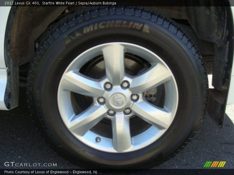 Starfire White Pearl / Sepia/Auburn Bubinga 2012 Lexus GX 460