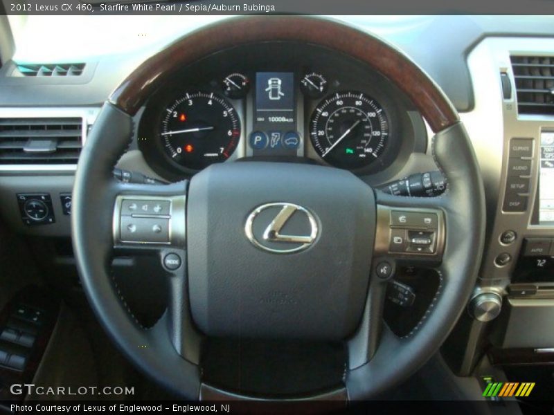 Starfire White Pearl / Sepia/Auburn Bubinga 2012 Lexus GX 460
