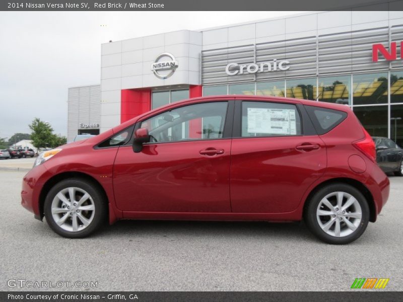 Red Brick / Wheat Stone 2014 Nissan Versa Note SV