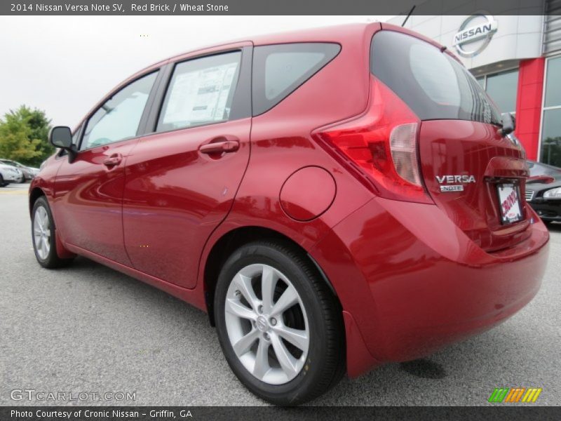 Red Brick / Wheat Stone 2014 Nissan Versa Note SV