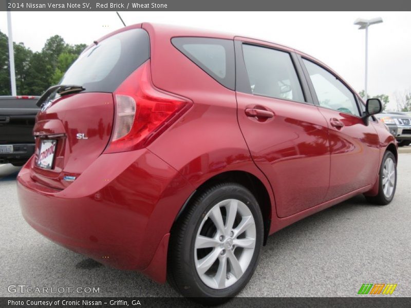 Red Brick / Wheat Stone 2014 Nissan Versa Note SV