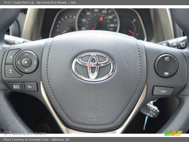 Barcelona Red Metallic / Ash 2013 Toyota RAV4 LE