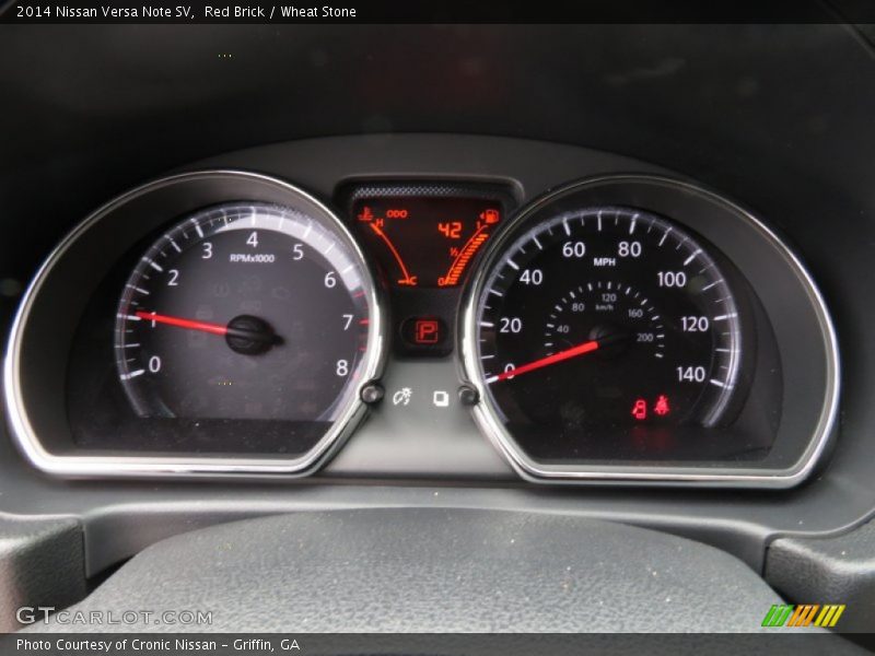 Red Brick / Wheat Stone 2014 Nissan Versa Note SV