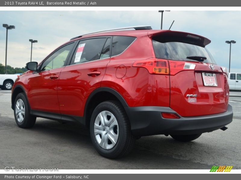 Barcelona Red Metallic / Ash 2013 Toyota RAV4 LE