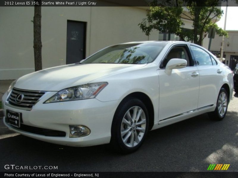 Starfire White Pearl / Light Gray 2012 Lexus ES 350