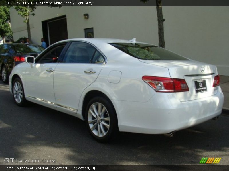 Starfire White Pearl / Light Gray 2012 Lexus ES 350