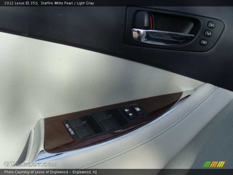 Starfire White Pearl / Light Gray 2012 Lexus ES 350