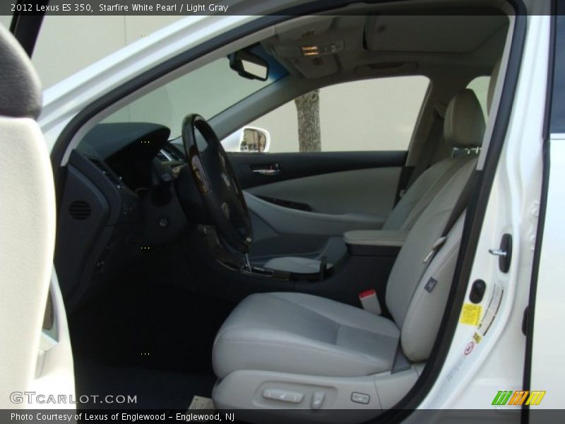 Starfire White Pearl / Light Gray 2012 Lexus ES 350