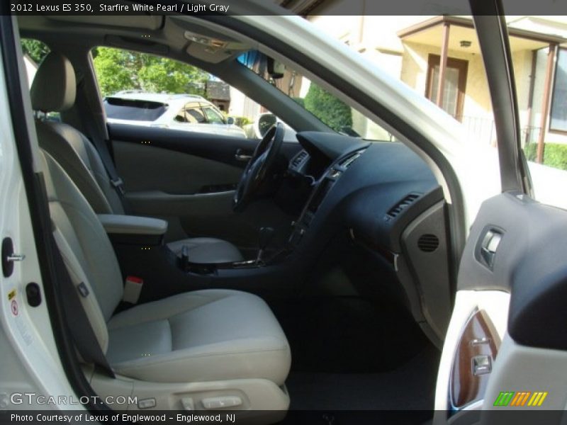 Starfire White Pearl / Light Gray 2012 Lexus ES 350