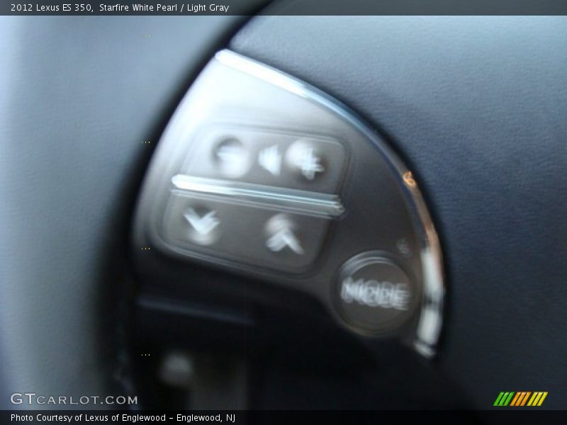 Starfire White Pearl / Light Gray 2012 Lexus ES 350